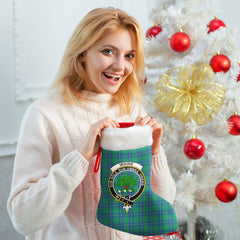 Irvine Ancient Tartan Crest Christmas Stocking