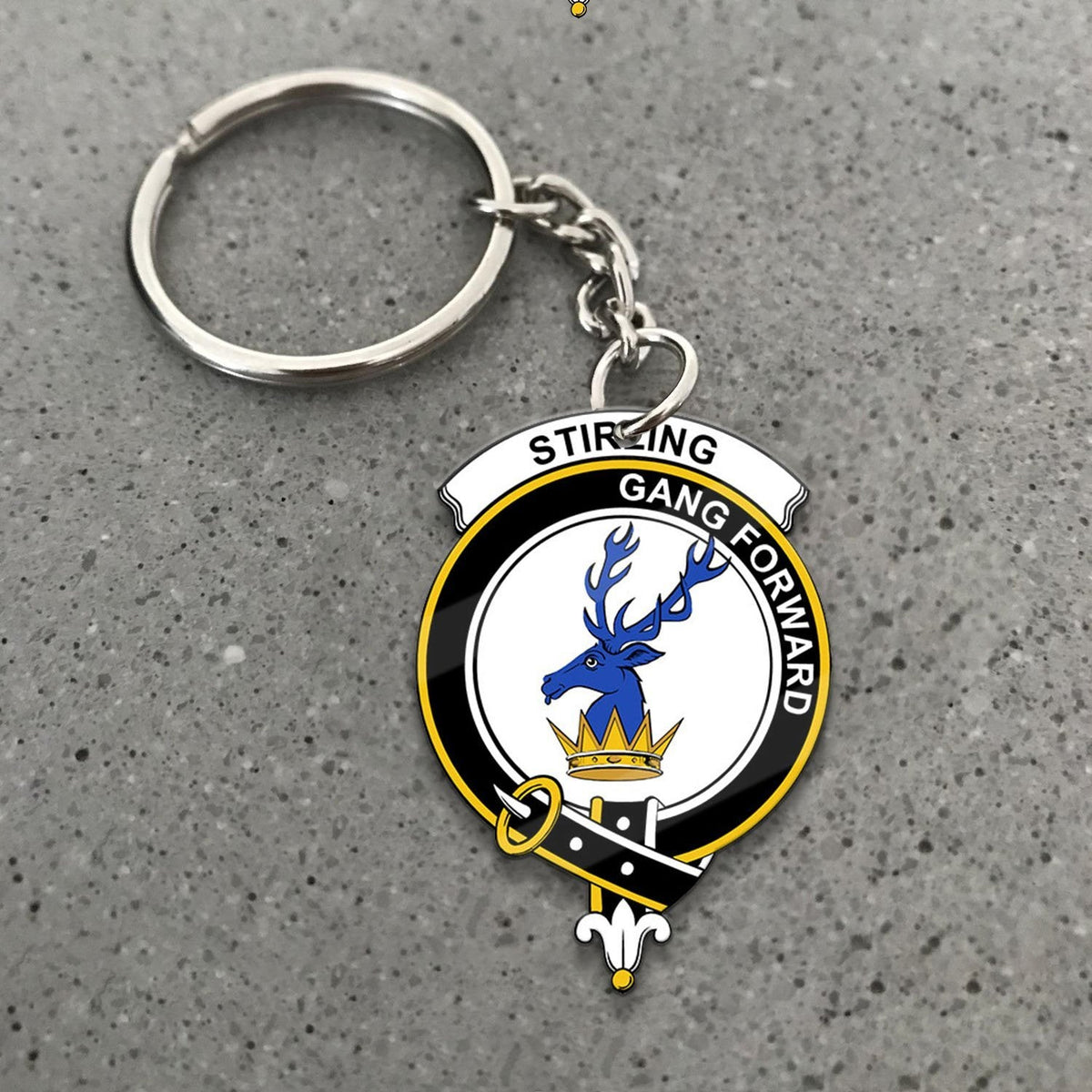 Stirling (of Cadder-Present Chief) Crest Keychain