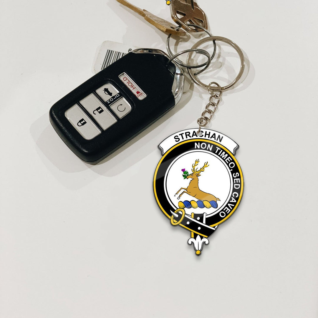 Strachan Crest Keychain