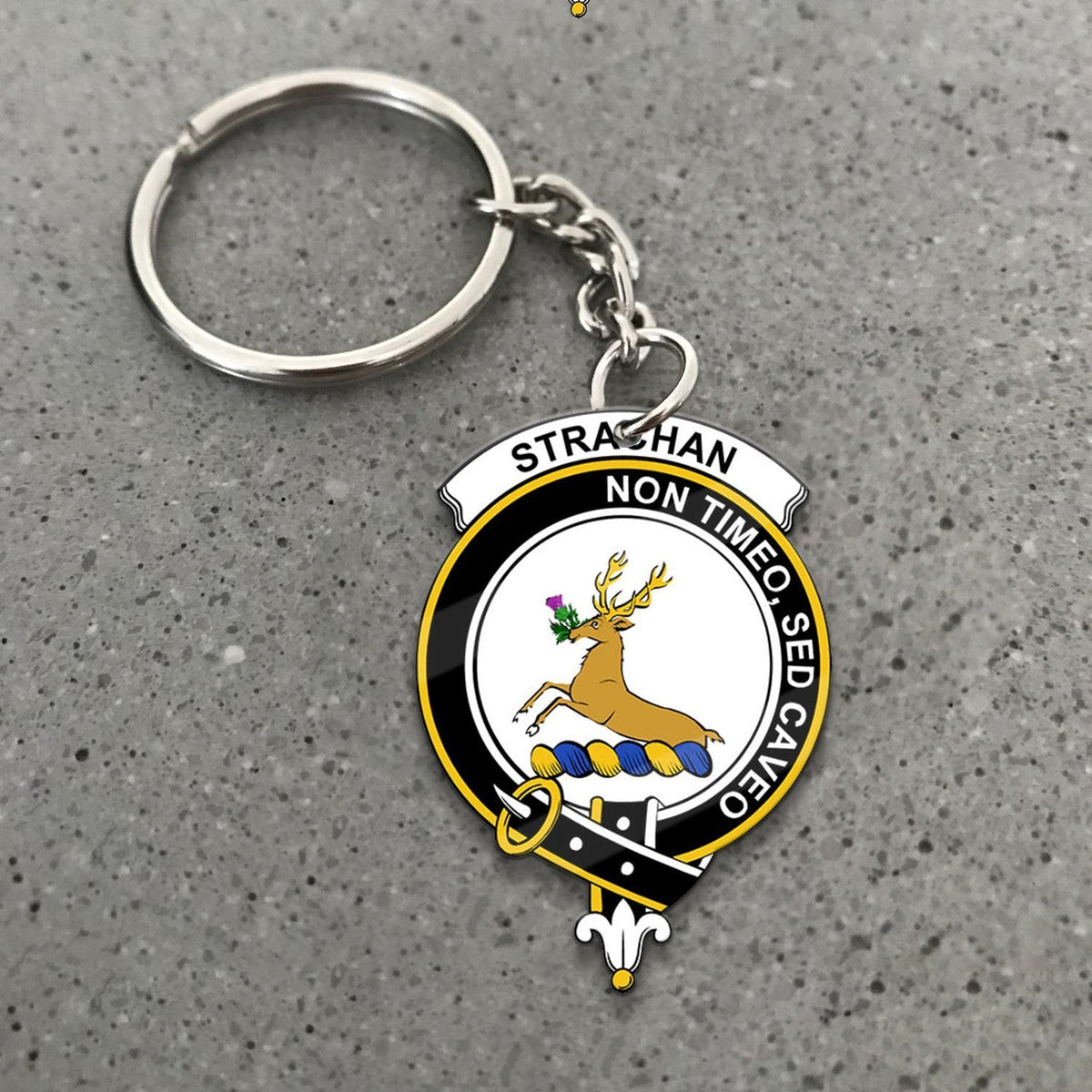 Strachan Crest Keychain