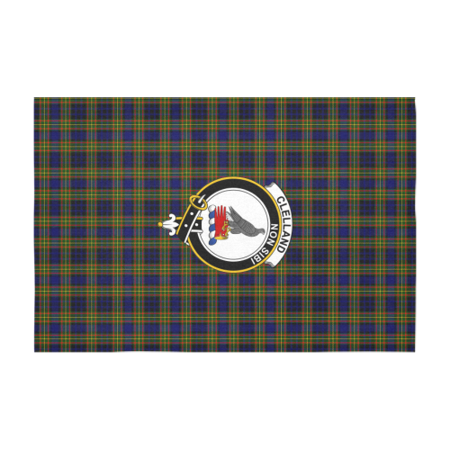 Clelland Tartan Crest Tablecloth