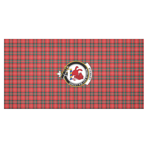 Stewart (Stuart) of Bute Tartan Crest Tablecloth