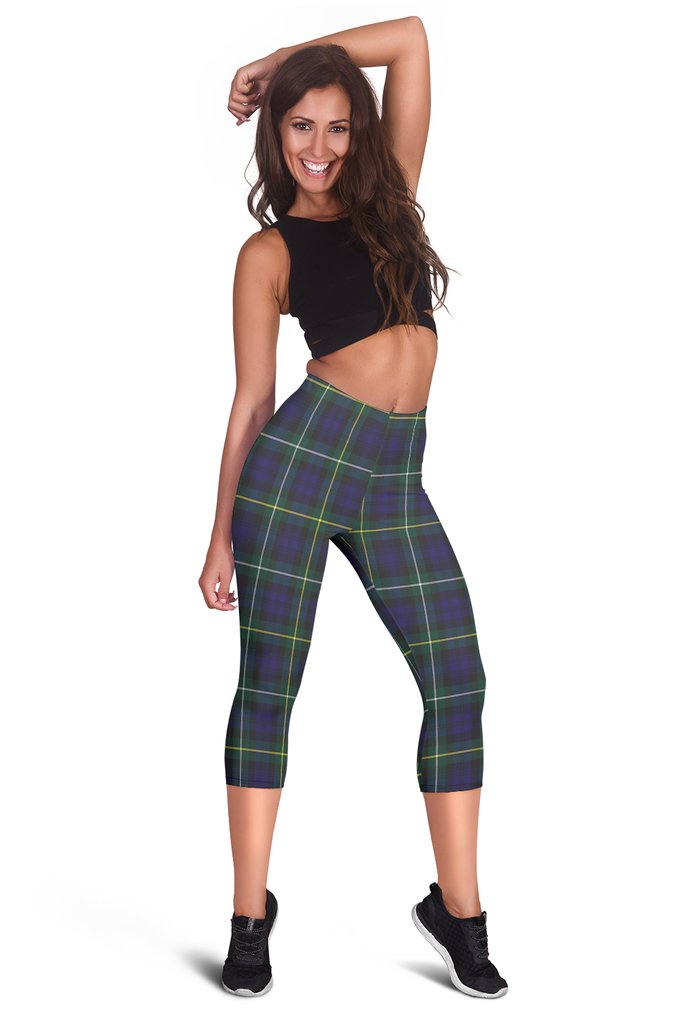 Campbell Family Modern Tartan Capris Leggings