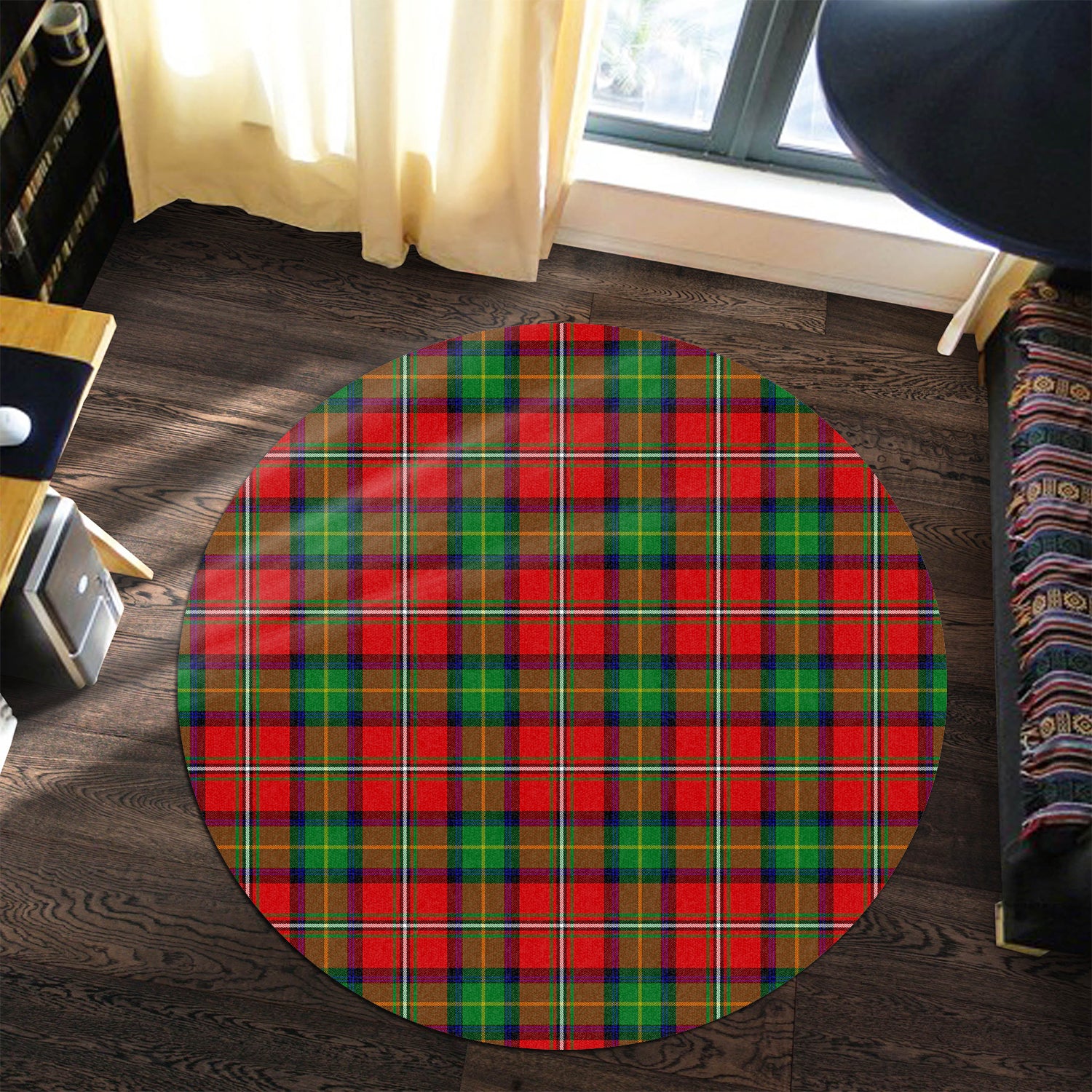 Boyd Tartan Round Rug