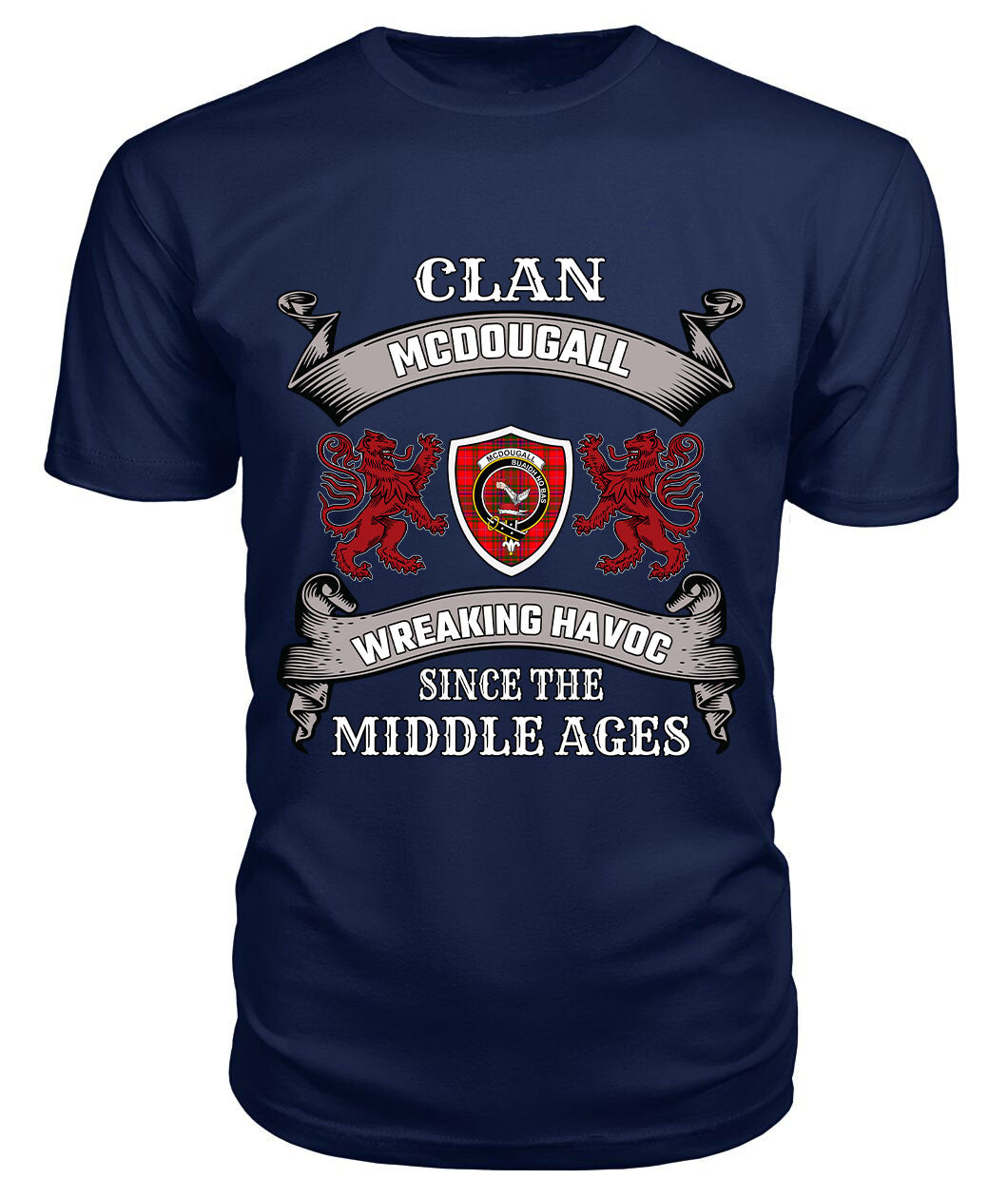 McDougall Family Tartan - 2D T-shirt