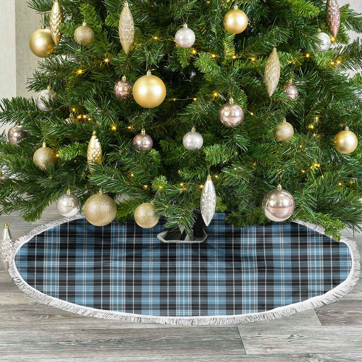 Clark Ancient Tartan Christmas Tree Skirt