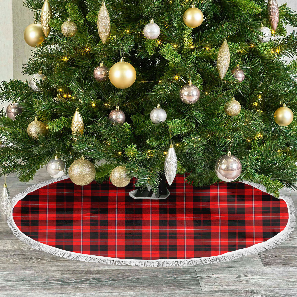 Cunningham Modern Tartan Christmas Tree Skirt