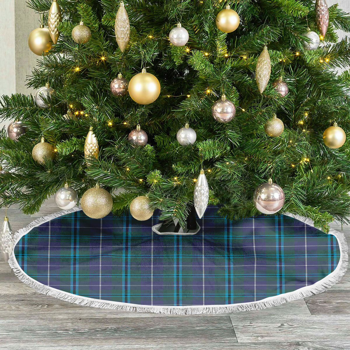 Douglas Modern Tartan Christmas Tree Skirt