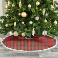 Fraser (of Lovat) Weathered Tartan Christmas Tree Skirt