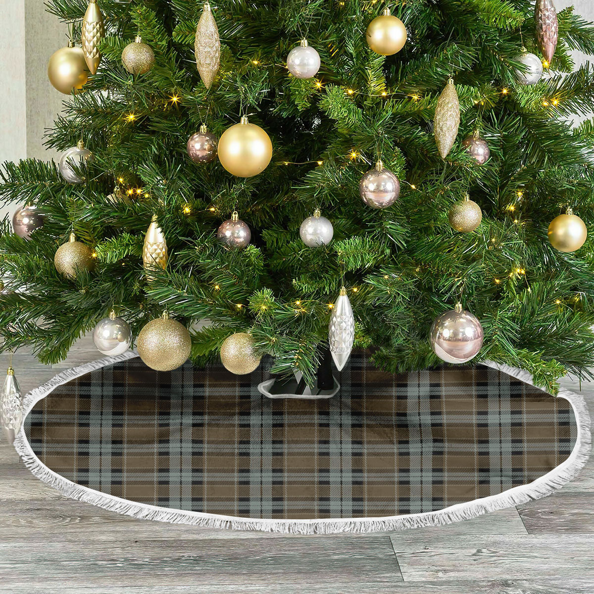 Graham of Menteith Weathered Tartan Christmas Tree Skirt