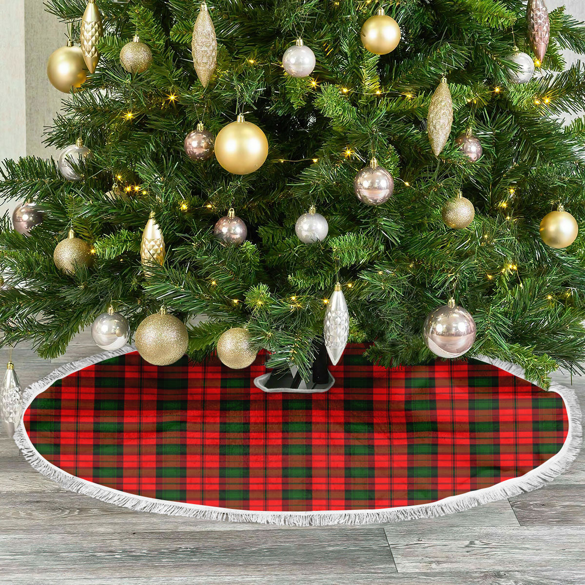 Kerr Modern Tartan Christmas Tree Skirt