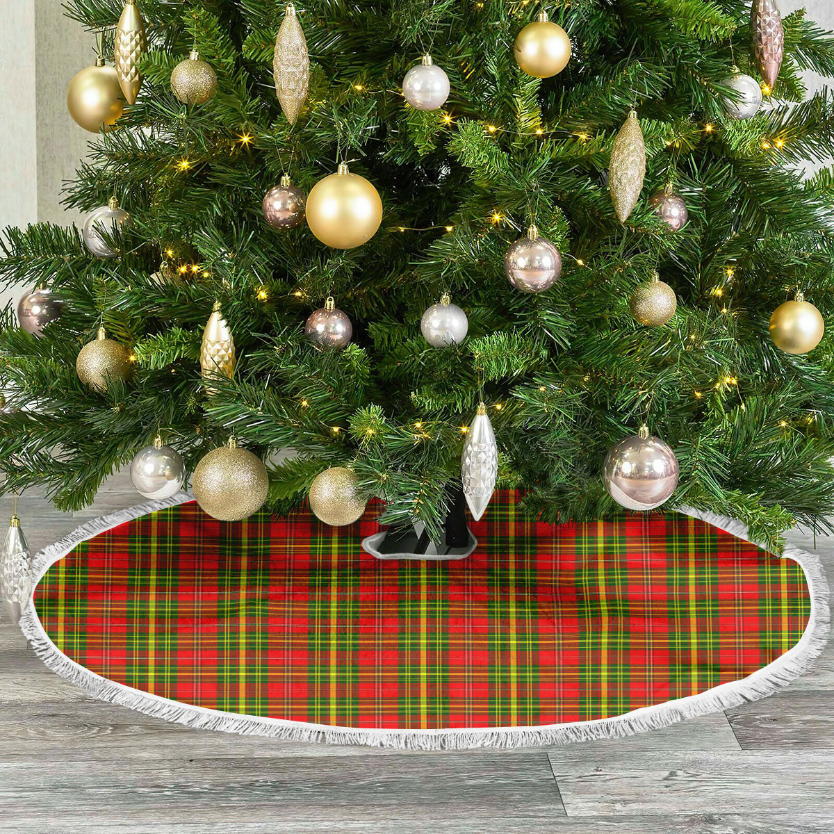 Leask Tartan Christmas Tree Skirt