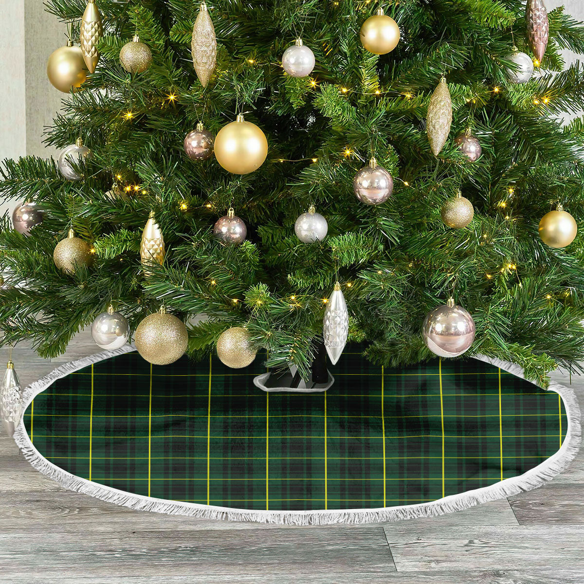 MacArthur Modern Tartan Christmas Tree Skirt