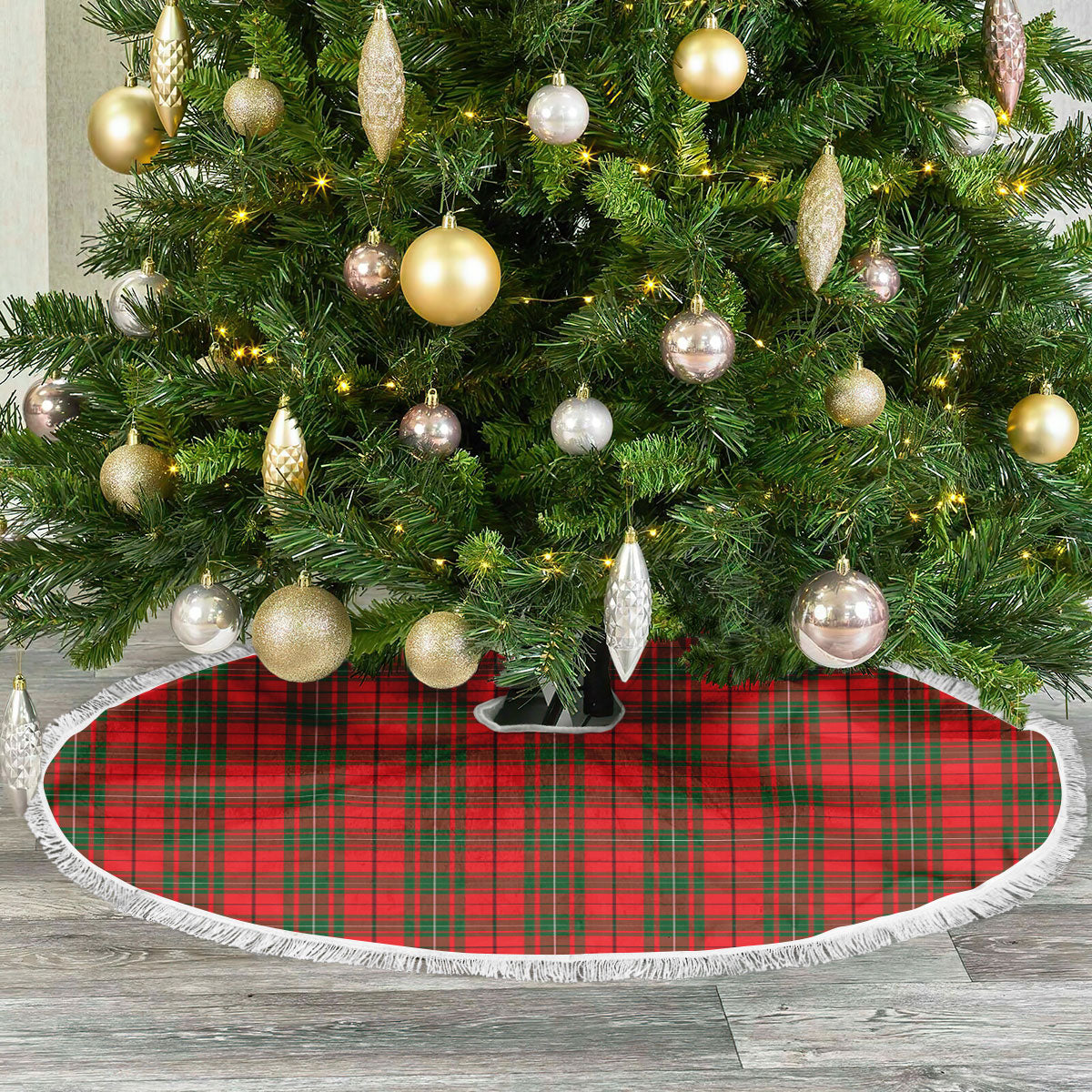 MacAulay Modern Tartan Christmas Tree Skirt