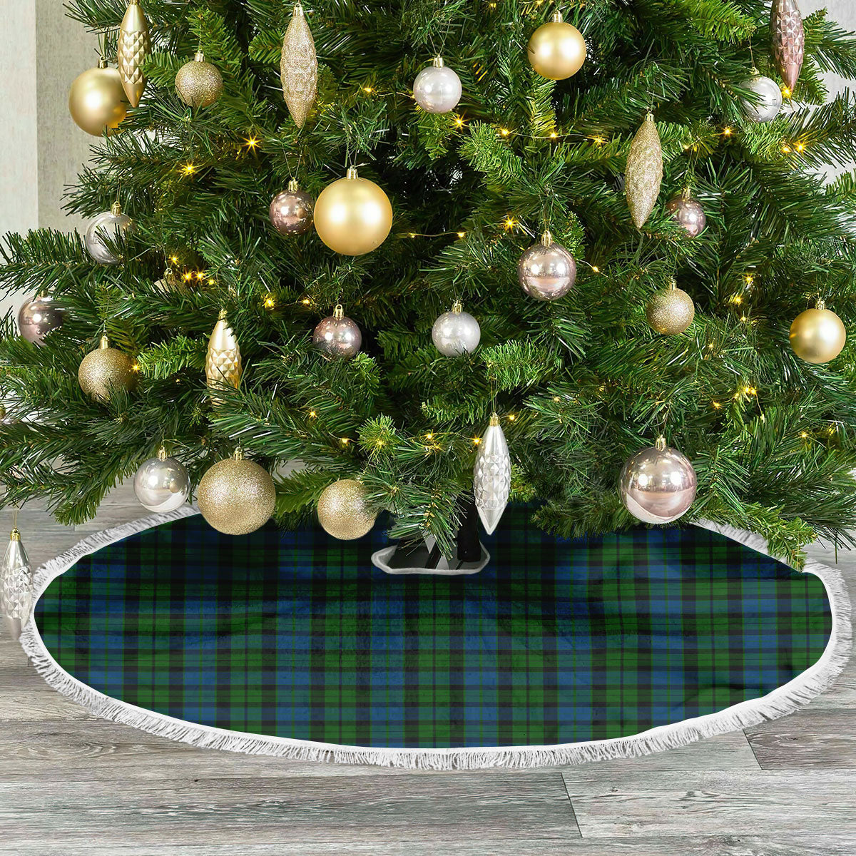 MacKay Modern Tartan Christmas Tree Skirt