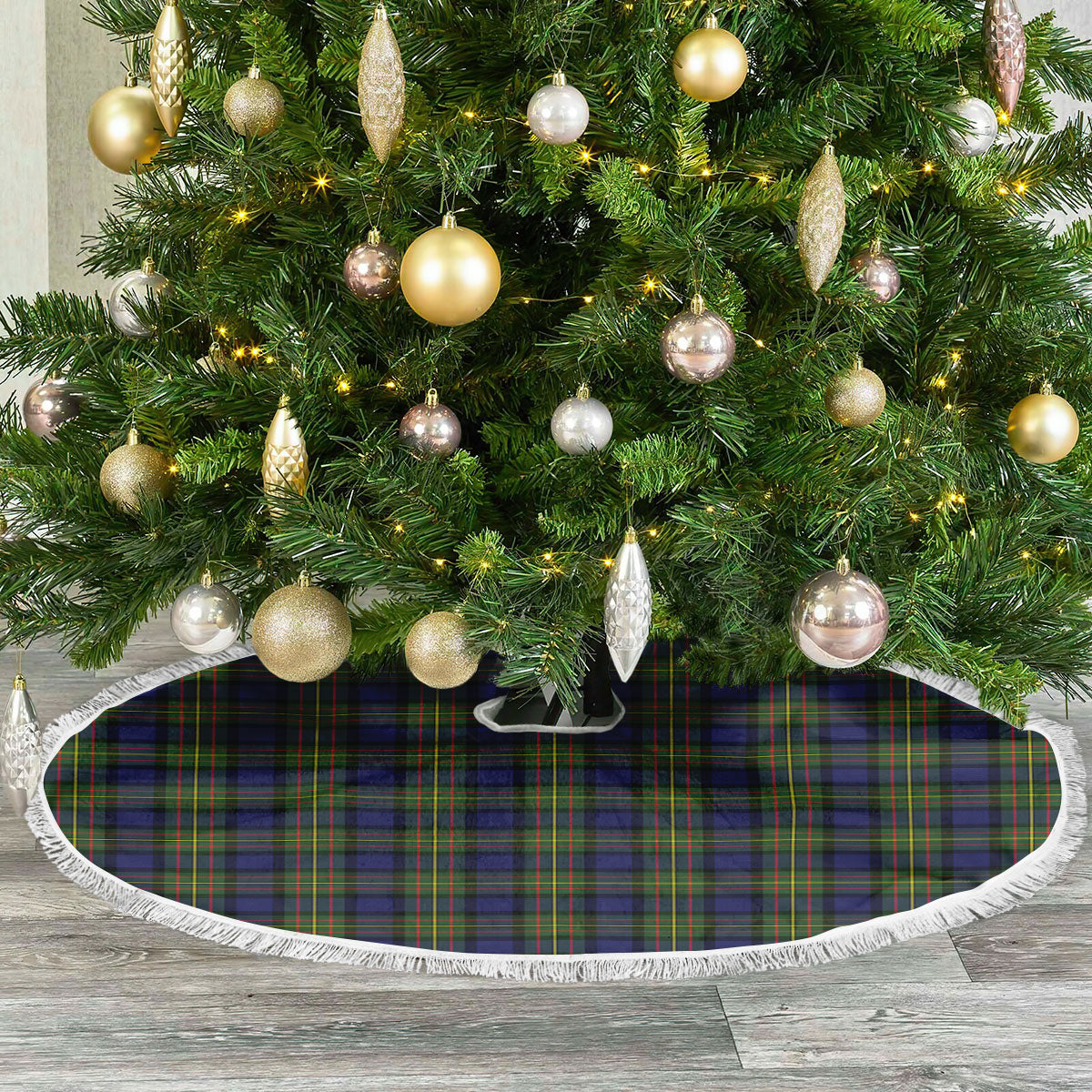 MacLaren Modern Tartan Christmas Tree Skirt