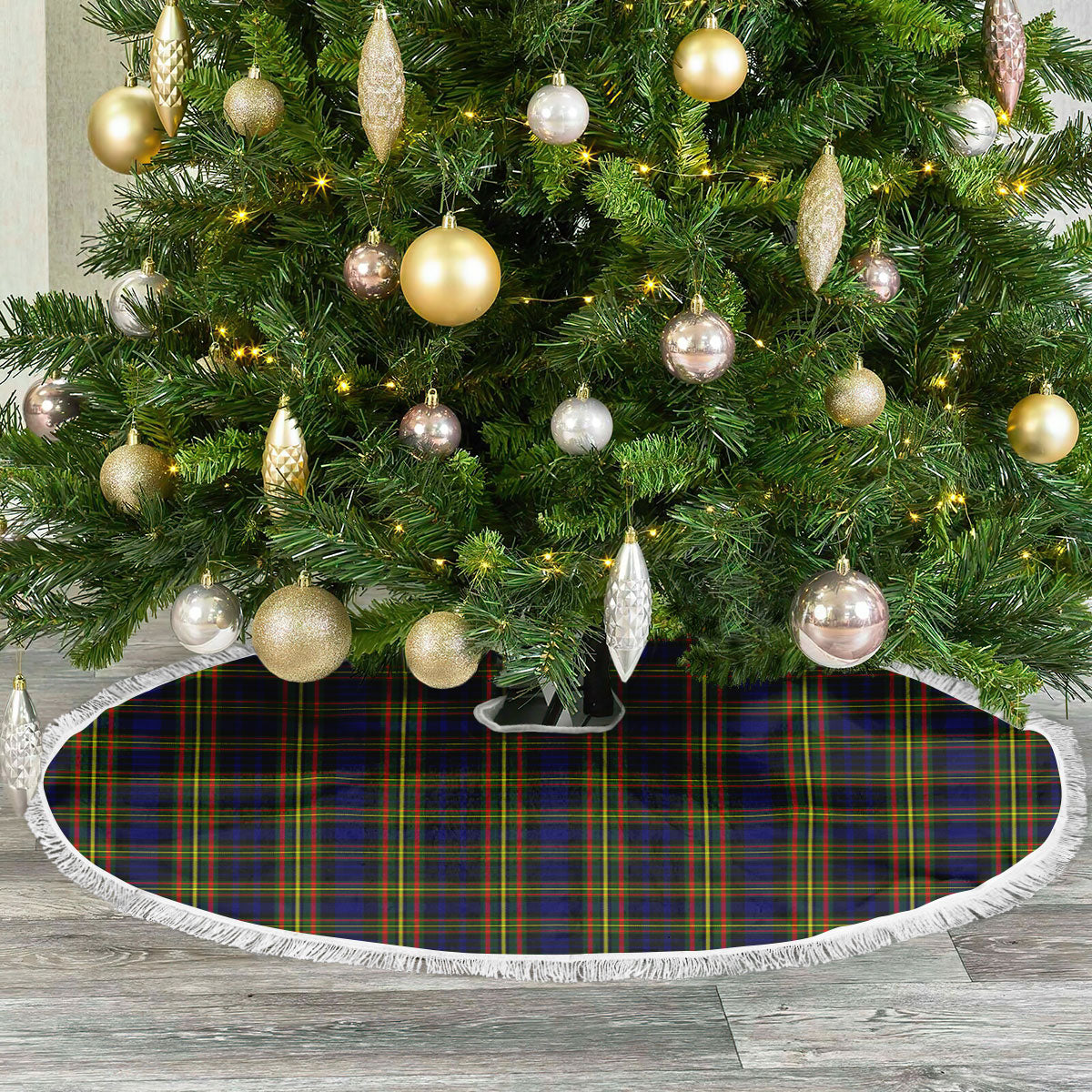 MacLellan Modern Tartan Christmas Tree Skirt