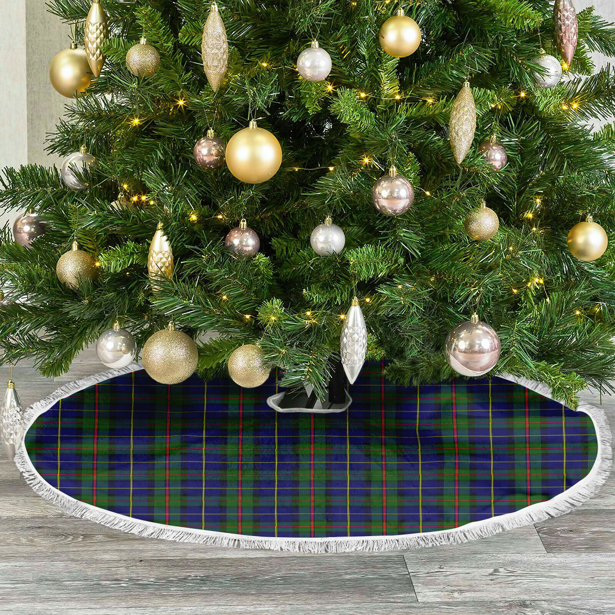 MacLeod of Harris Modern Tartan Christmas Tree Skirt