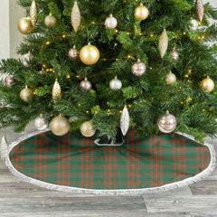 Menzies Green Ancient Tartan Christmas Tree Skirt