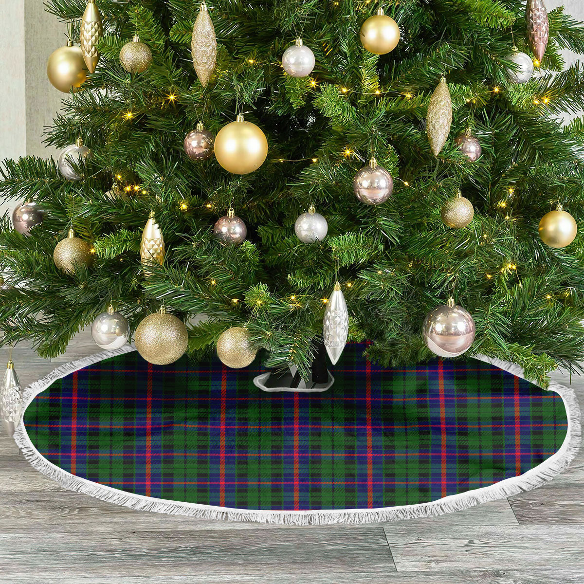 Morrison Modern Tartan Christmas Tree Skirt