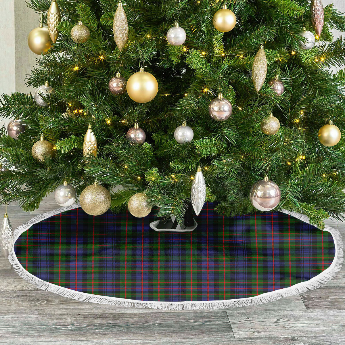 Murray of Atholl Modern Tartan Christmas Tree Skirt