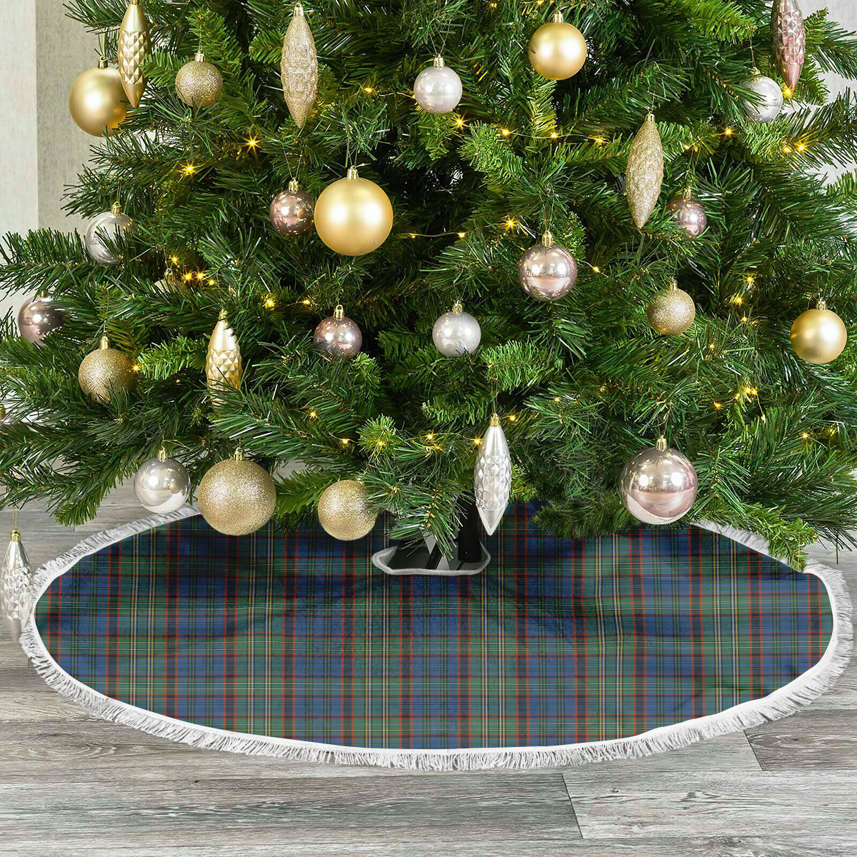 Nicolson Hunting Ancient Tartan Christmas Tree Skirt