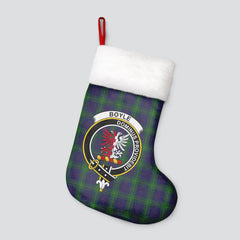 Boyle Tartan Crest Christmas Stocking