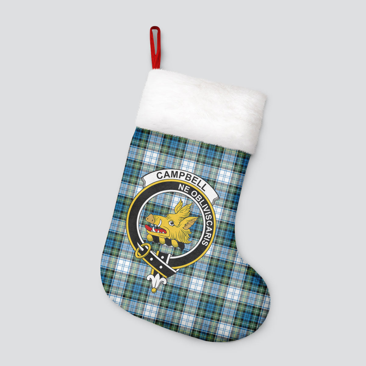 Campbell Dress Ancient Tartan Crest Christmas Stocking