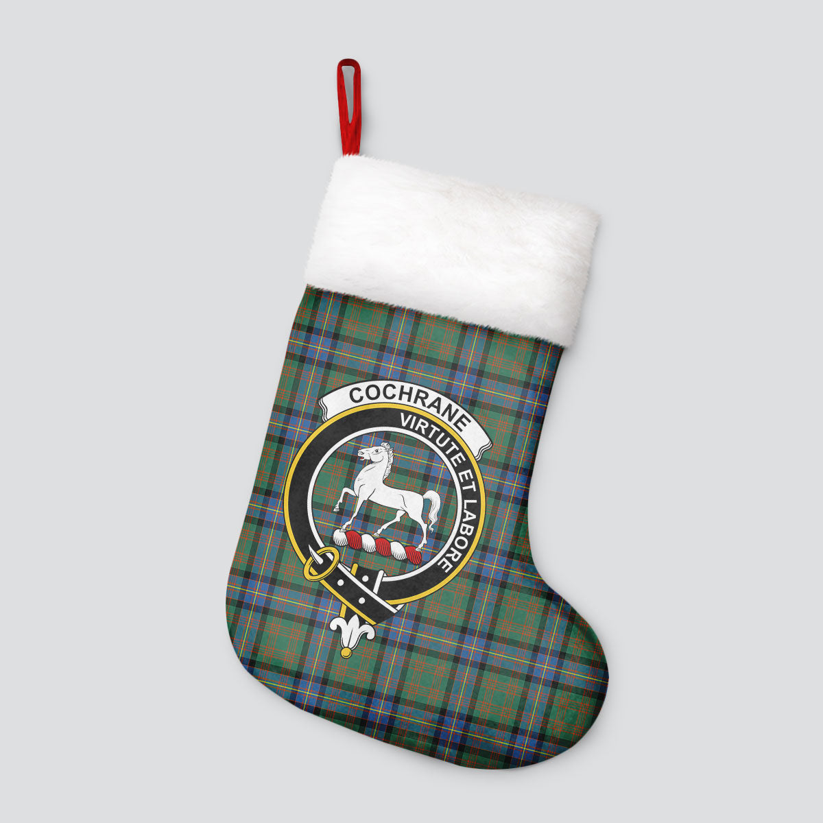 Cochrane Ancient Tartan Crest Christmas Stocking