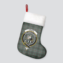 Craig Tartan Crest Christmas Stocking