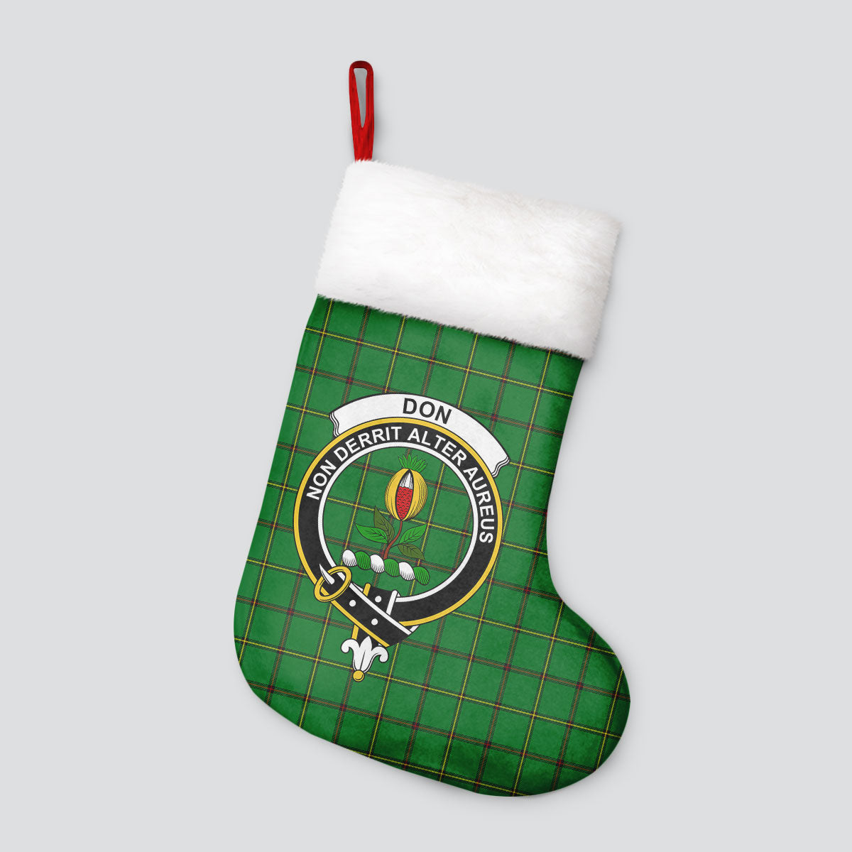 Don Tartan Crest Christmas Stocking