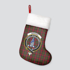 Geddes Tartan Crest Christmas Stocking