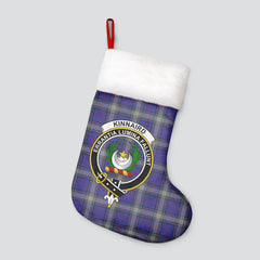 Kinnaird Tartan Crest Christmas Stocking