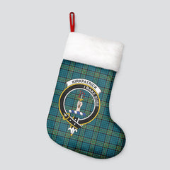 Kirkpatrick Ancient Tartan Crest Christmas Stocking