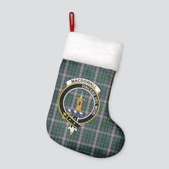 MacDowall Tartan Crest Christmas Stocking