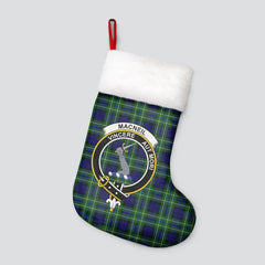 MacNeil of Colonsay Modern Tartan Crest Christmas Stocking