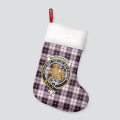 MacPherson Hunting Modern Tartan Crest Christmas Stocking