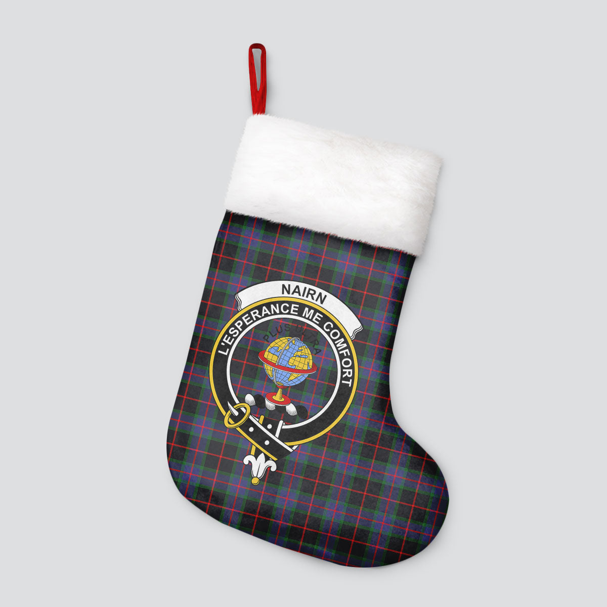 Nairn Tartan Crest Christmas Stocking