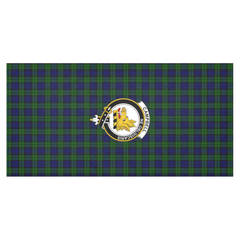 Campbell Tartan Crest Tablecloth