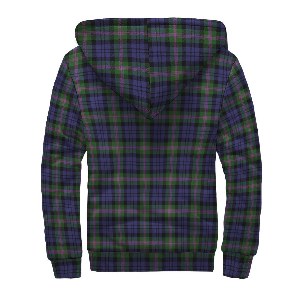 Baird Modern Tartan Crest Sherpa Hoodie