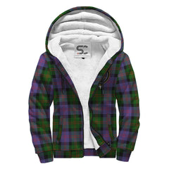 Blair Modern Tartan Crest Sherpa Hoodie