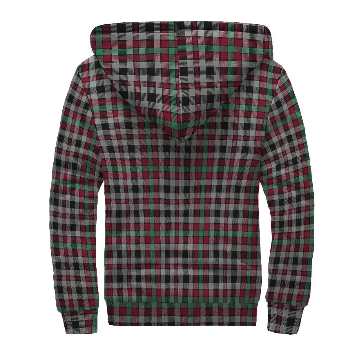 Borthwick Ancient Tartan Crest Sherpa Hoodie