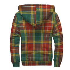 Buchanan Old Sett Tartan Crest Sherpa Hoodie