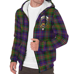 Cameron of Erracht Modern Tartan Crest Sherpa Hoodie