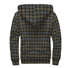 Campbell Argyll Weathered Tartan Crest Sherpa Hoodie