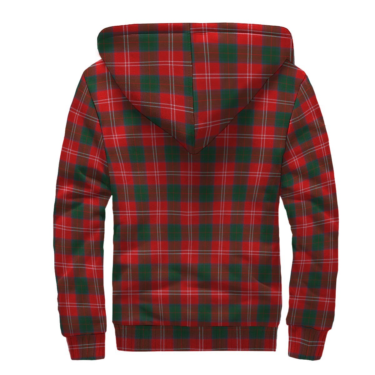 Chisholm Modern Tartan Crest Sherpa Hoodie