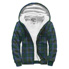 Cockburn Ancient Tartan Crest Sherpa Hoodie