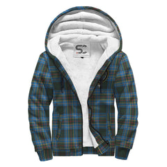 Cockburn Modern Tartan Crest Sherpa Hoodie