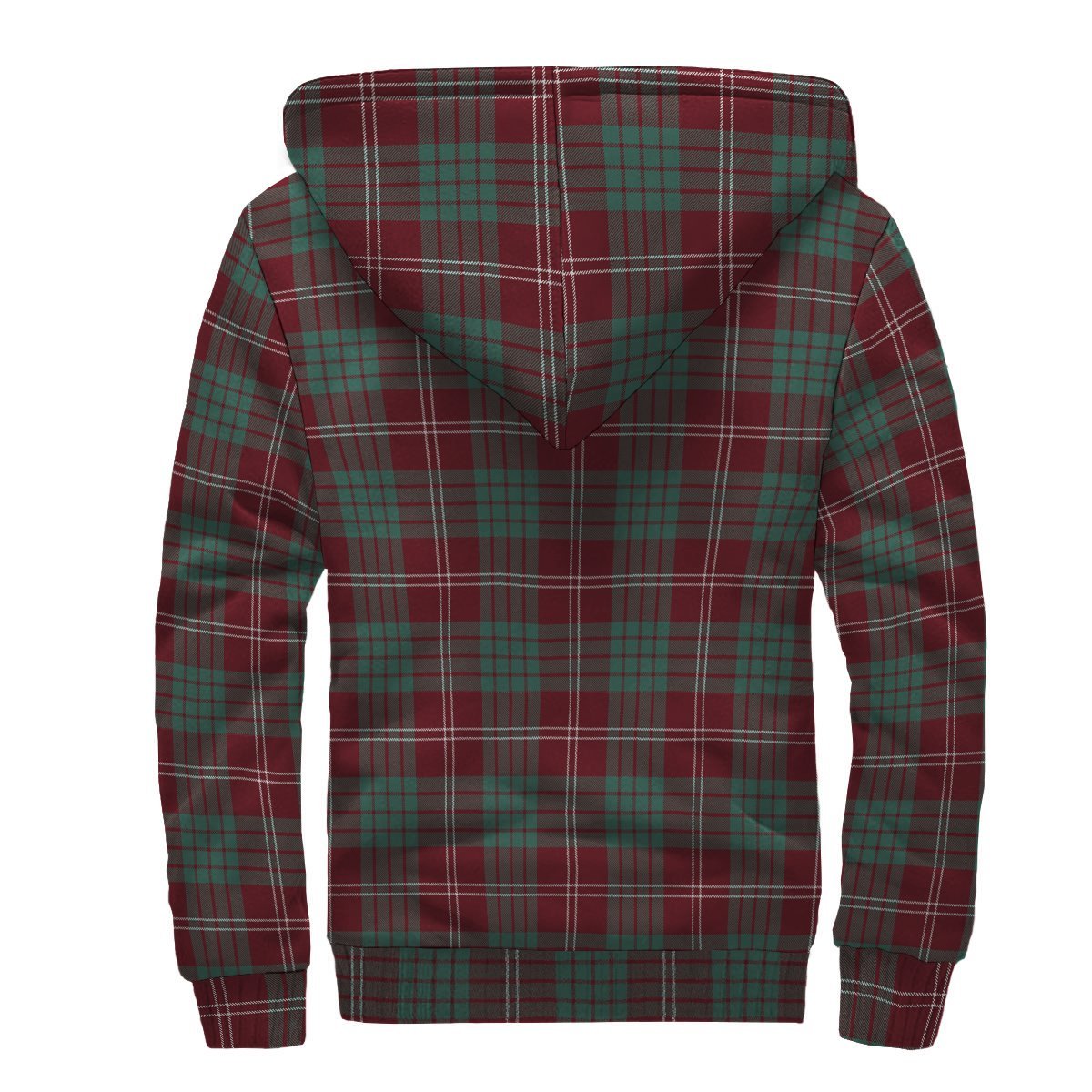 Crawford Modern Tartan Crest Sherpa Hoodie