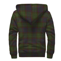 Cunningham Hunting Modern Tartan Crest Sherpa Hoodie